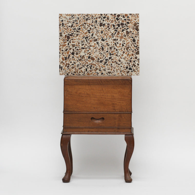 Ivory Cedar & Walnut - 450 x 350mm