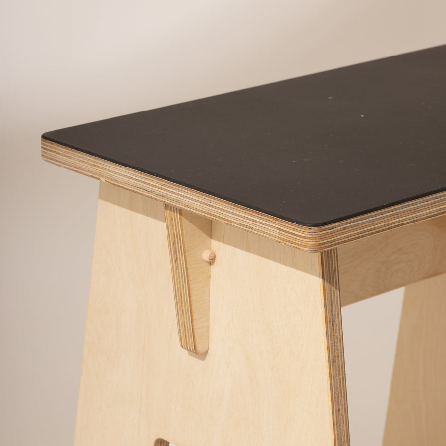 Trestle Stool - Charcoal No-chip